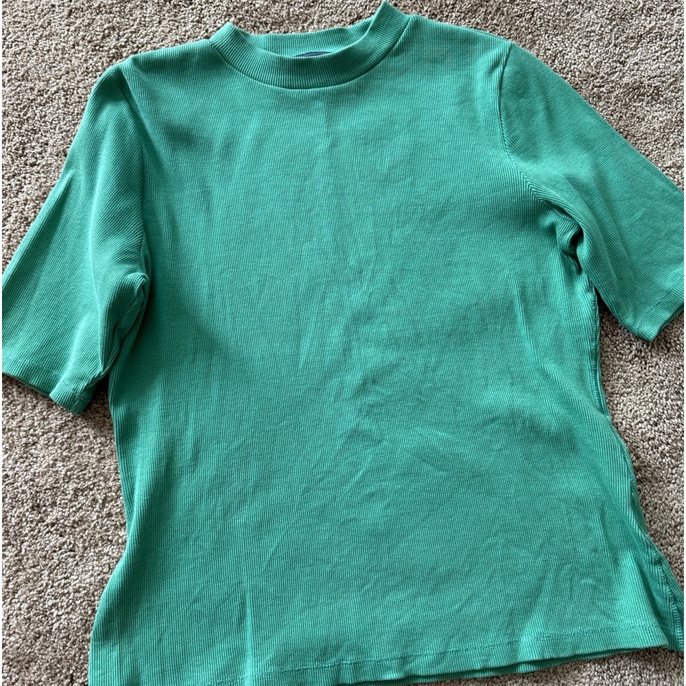 Maeve mock neck, half sleeve